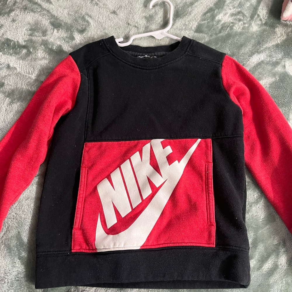 Nike Red and Black  Sweatshirt/crewneck